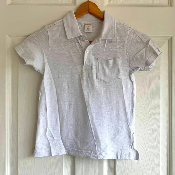 Gymboree White Textured Polo - Picture 1 of 4
